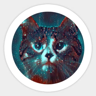 Behavioral mycat, revolution for cats Sticker